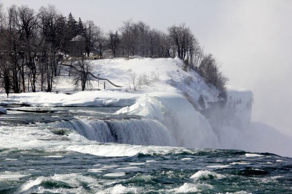 Our Anniversary at Frozen Niagara Falls 3 American Falls Niagara
