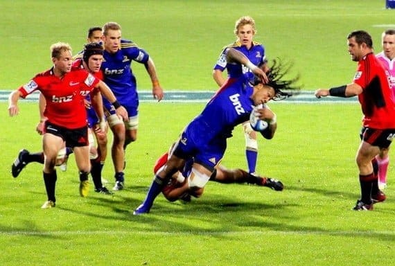 You Know You're in New Zealand When . . . 3 Crusaders vs. Highlanders game