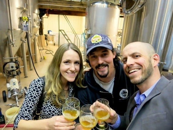 Our Anniversary at Frozen Niagara Falls 9 Woodcock Brothers Brewery Tasting