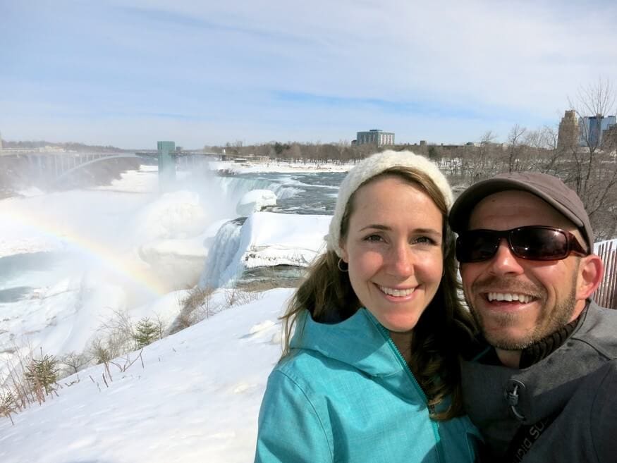Our Anniversary at Frozen Niagara Falls 1 Niagara Falls in Winter, NY