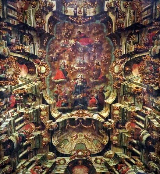 Salvador church ceiling brazilian chruches