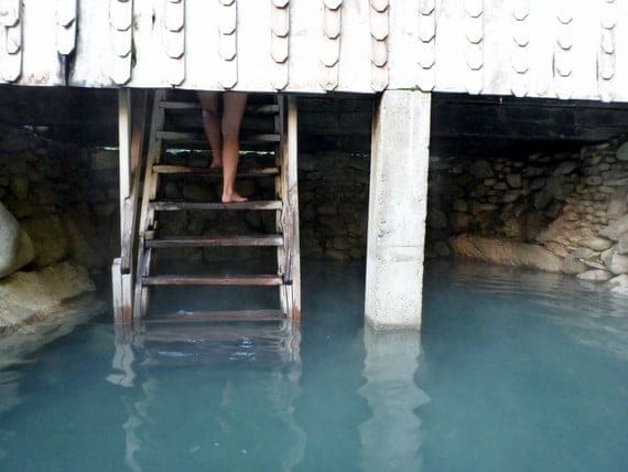 Hot springs at Los Pozones, Pucon, Chile Hot springs at Los Pozones, Pucon, Chile