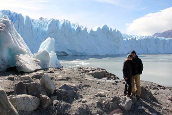 Mike and Anne at Perito Moreno
