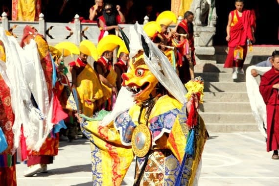 A Taste of Tibet: Diqing, China 1 Gedong Mask Festival - Benzilan China
