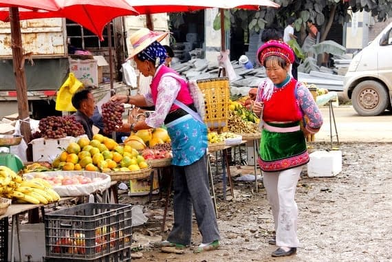 The Gateway to Yunnan, China 8 yunnan street market