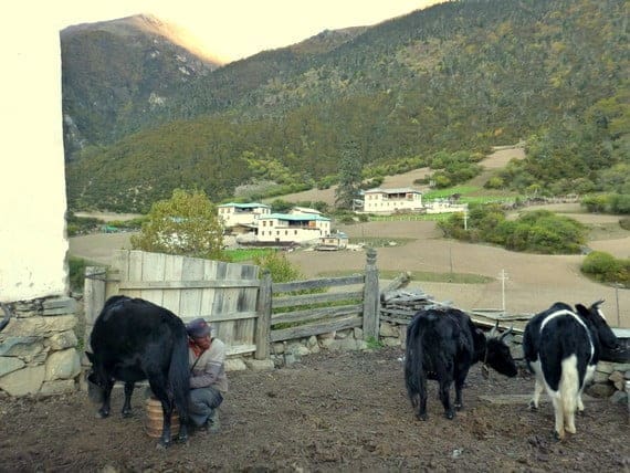The Heavenly Meili Mountains 4 tibetan farmers of yunnan