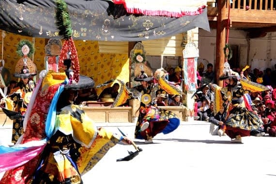 A Taste of Tibet: Diqing, China 13 Dancers at the Gedong Mask Festival