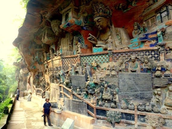 Cruising the Yangtze 3 Zhao Zhifeng who raised the money for Dazu carvings