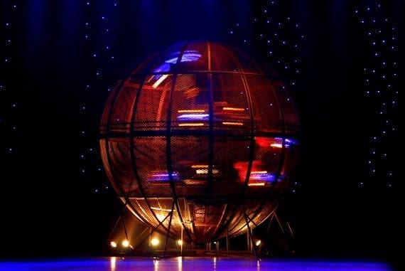 Beguiling Beijing & The Great Wall of China 8 Morotcycles at Chaoyang Theatre Chinese Acrobats