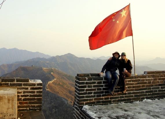 Beguiling Beijing & The Great Wall of China 10 Tsingtao beers on The Great Wall