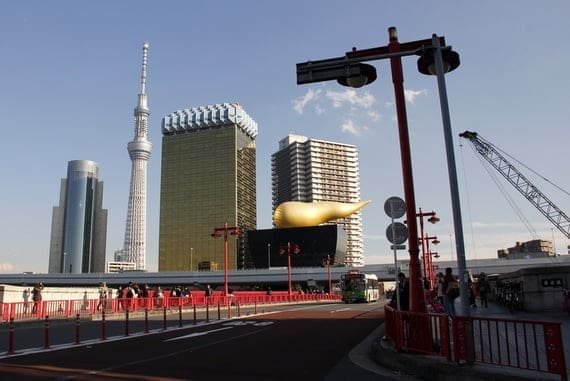 The Many Faces of Tokyo Japan 2 Tokyo Skytree and Asahi Flame Tokyo