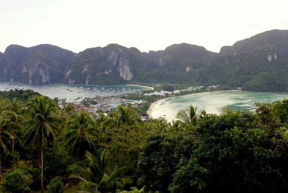 The Wild Isles of Thailand 2 View over Koh Phi Phi, Thailand