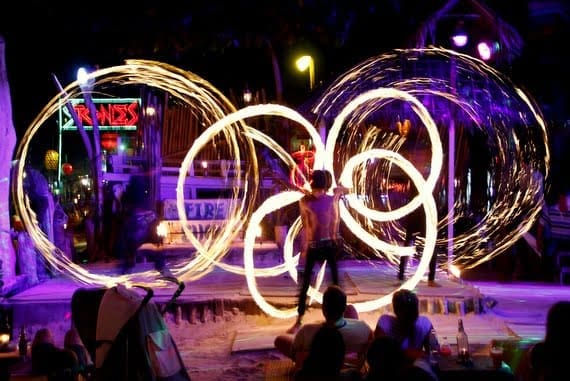 The Wild Isles of Thailand 6 Koh Phi Phi Fire Show, Thailand