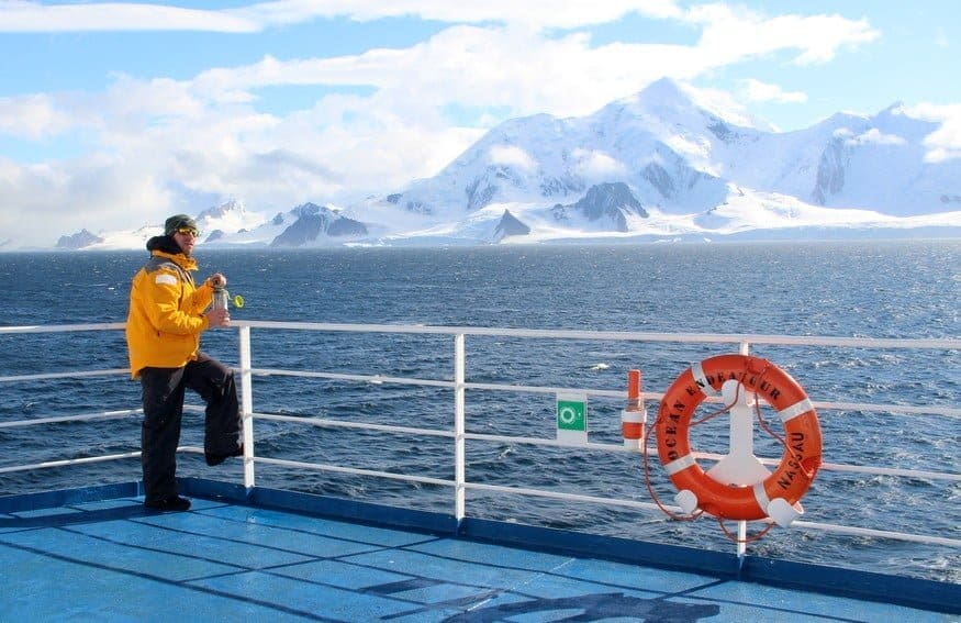 South Shetlands to The End of the World 5 Ocean Endeavor Deck