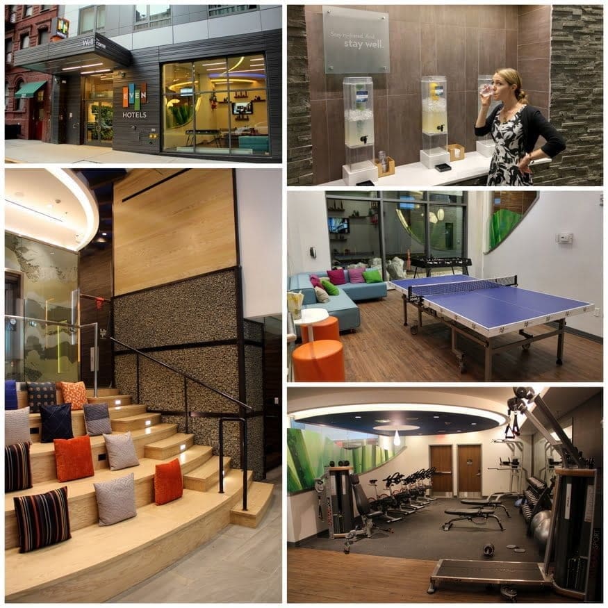 A Healthy Hotel for People on the Go 2 Even Hotels common rooms