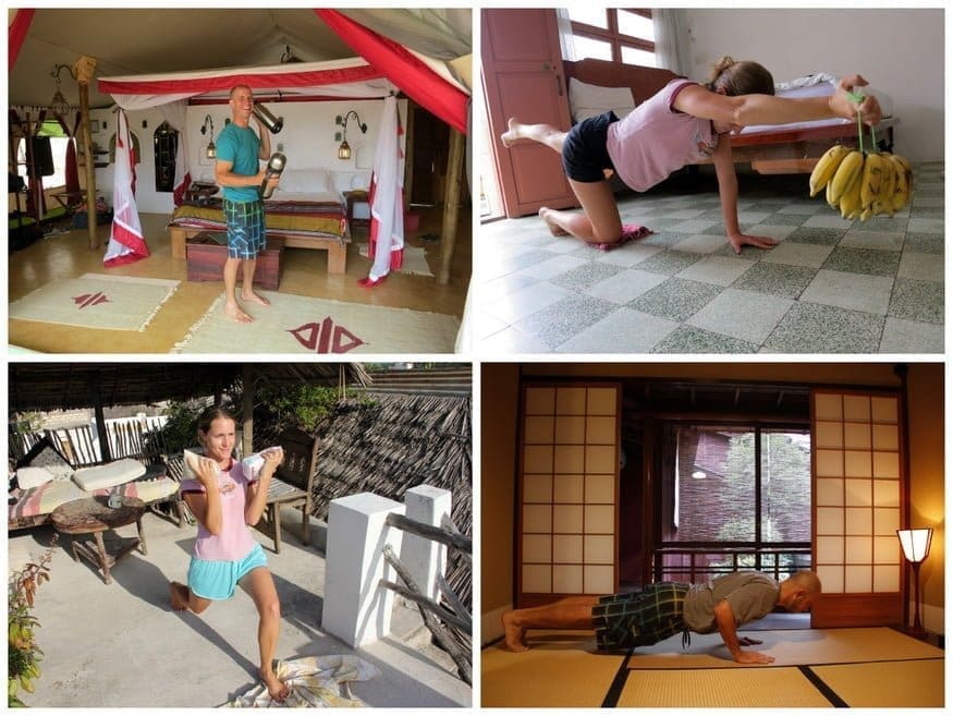 A Healthy Hotel for People on the Go 1 hotel room workouts