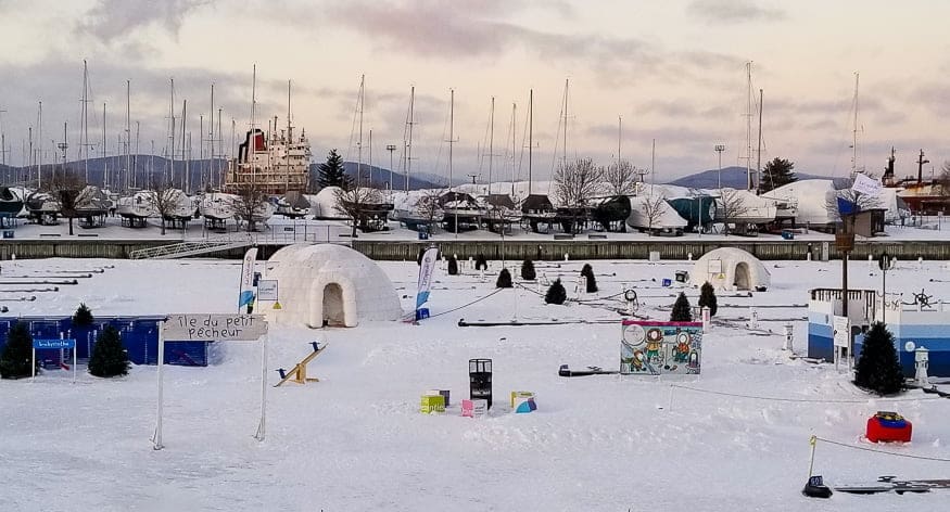 The World's Biggest Winter Carnival 7 Village Nordik at Carnaval de Quebec at world's biggest winter carnival