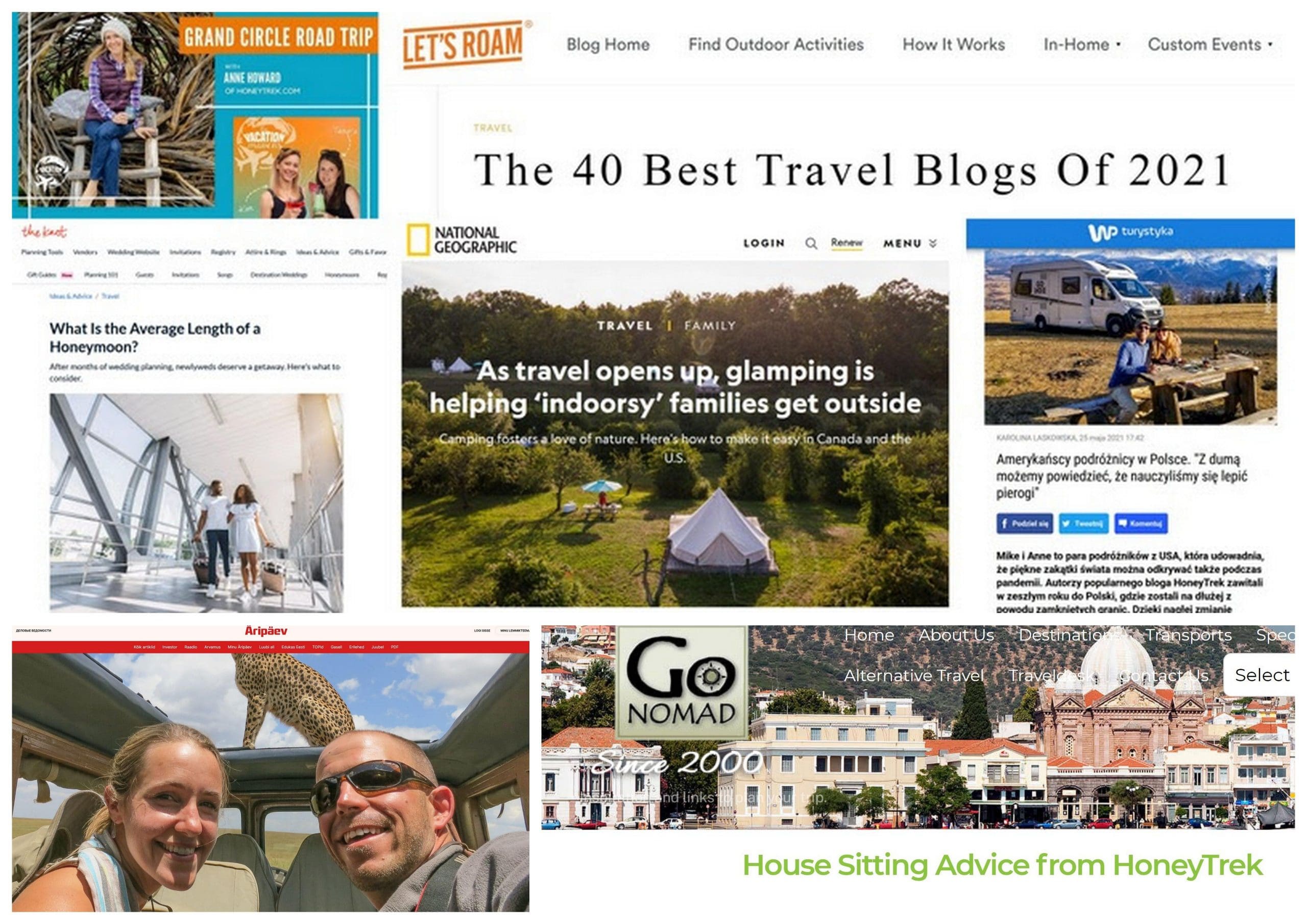 HoneyTrek 2021 Year in Review 14 travel experts mike and anne howard
