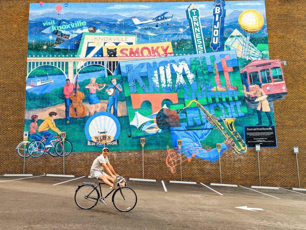 Tennessee Road Trip, Off The Beaten Path 2 biking downtown Knoxville