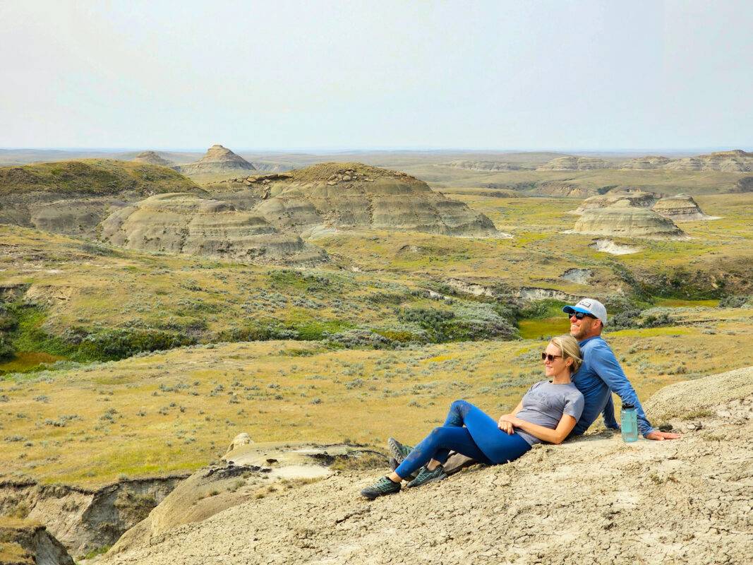 The Badlands of Grasslands national park