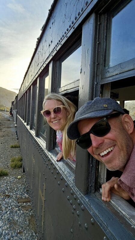 Ely, Nevada train ride on the Loneliest road in America