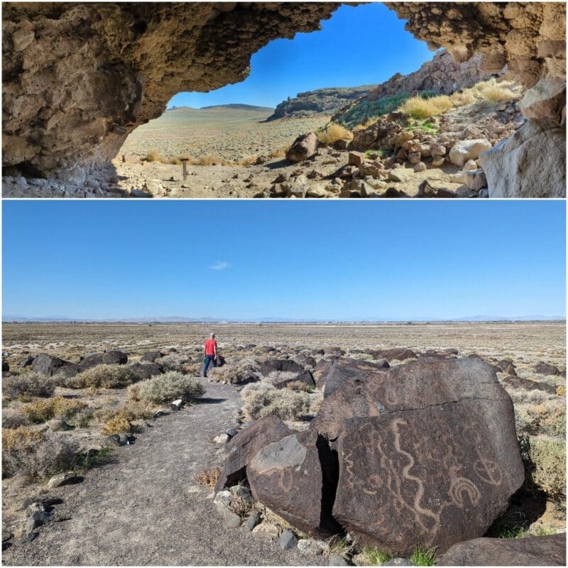 Grimes Point petroglyphs and caves