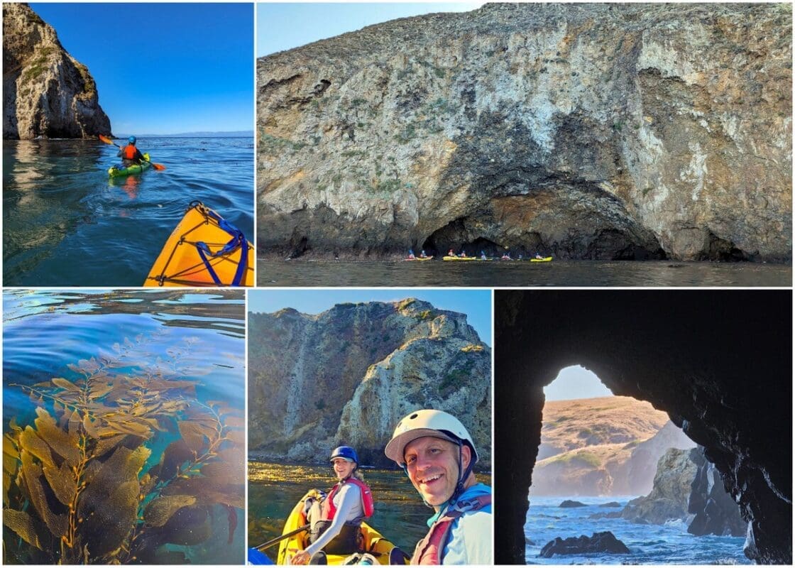 Channel Islands Santa Cruz Island Kayaking trip