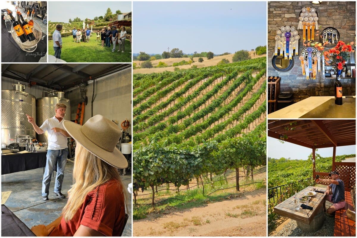 Wise villa winery tour Placer County