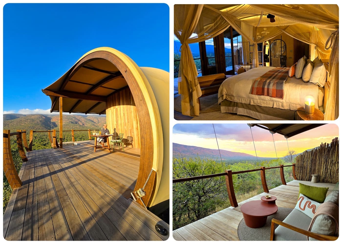 South Africa Glamping: Luvhondo 3 some more far away South Africa Glamping suite