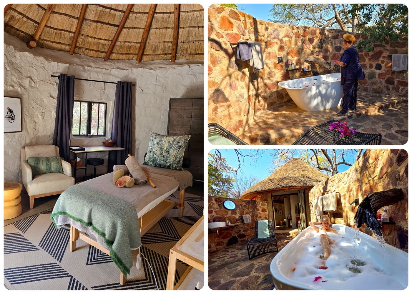 South Africa Glamping: Some more remote Luvondo 9 Some more remote Luvondo Spa Remedies