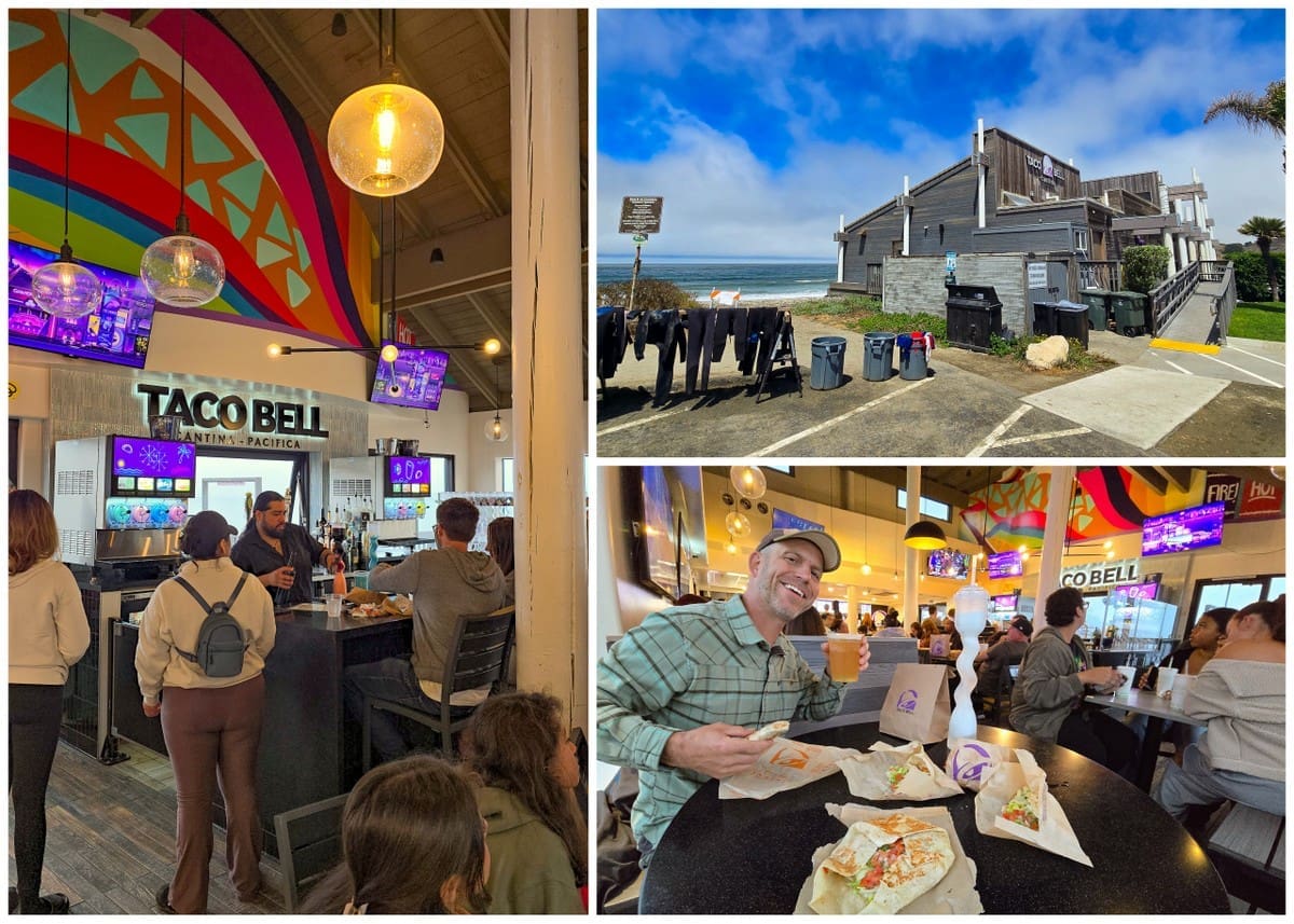 San Francisco Peninsula Road Trip 4 Taco Bell with a Beach Bar