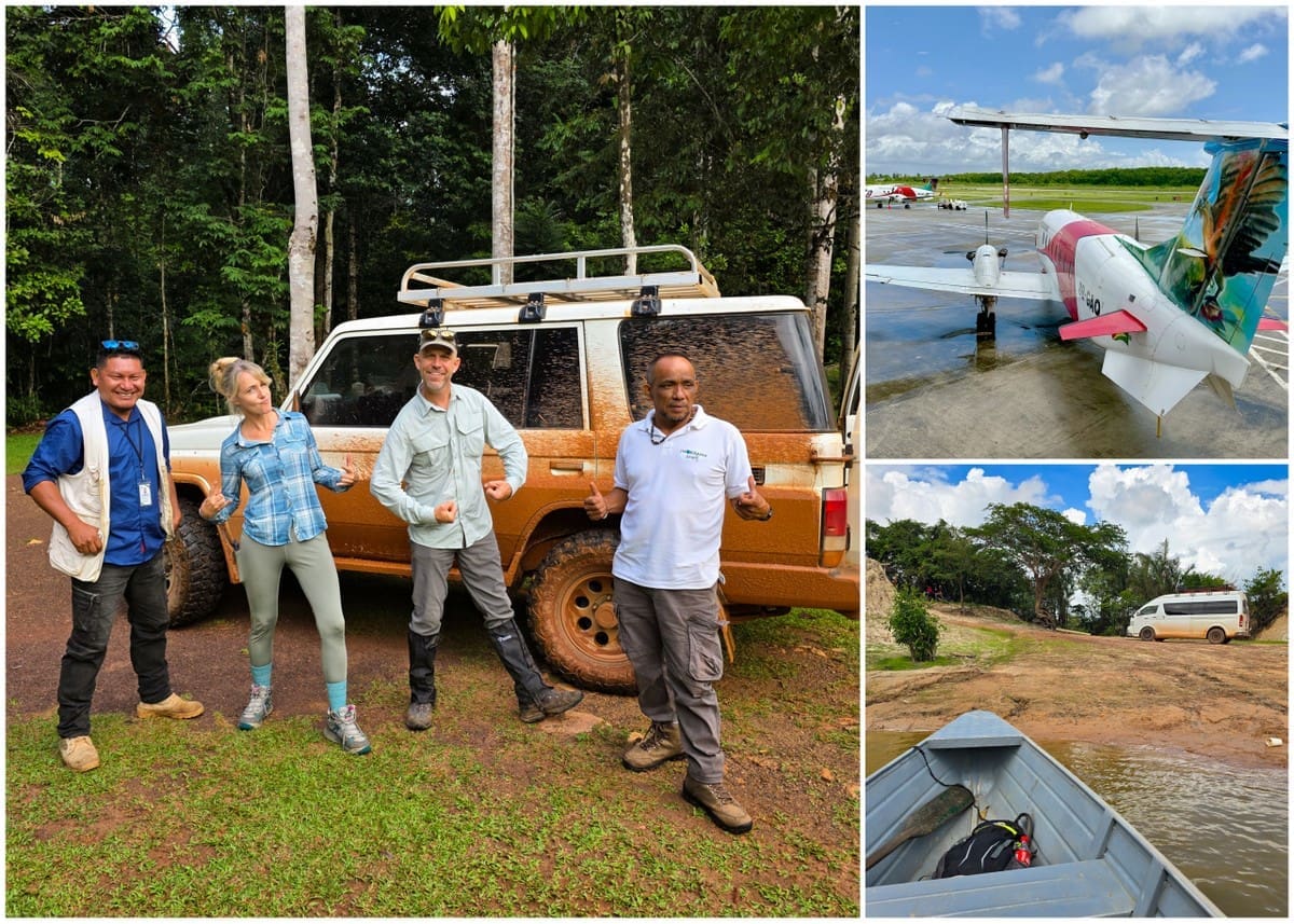 how to get around guyana south america